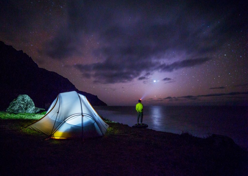 Camping de noche